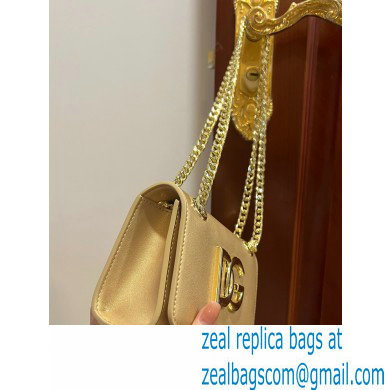 Dolce  &  Gabbana Calfskin 3.5 Chain phone bag Gold